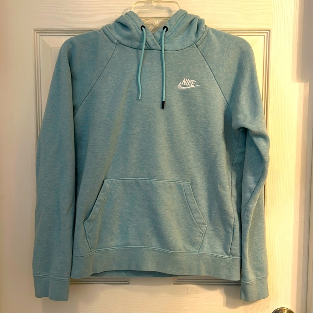 Nike Sweatshirt‎ Hoodie Womens XS Light Blue 2007